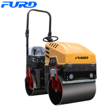 Ride-on Road Roller Machine Double Drum Vibratory Roller Compactor FYL-880